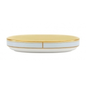 Ginori Diva Celeste Pickle Dish - 8.4"